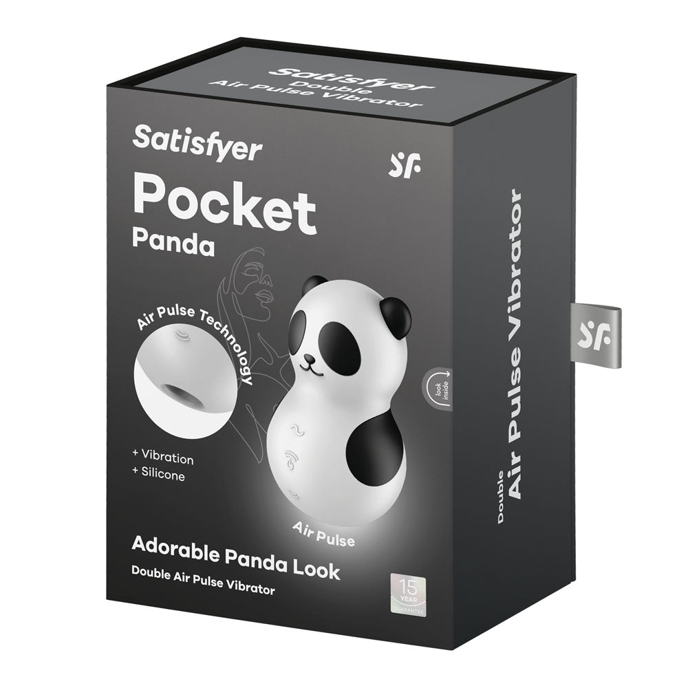 Satisfyer Pocket Panda | 11 Intensities & 12 Vibration Programs | Waterproof & Compact