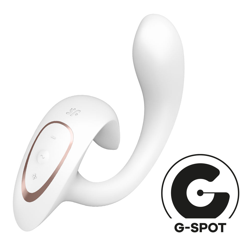Satisfyer G For Goddess 1 – Flexible G-Spot and Rabbit Vibrator (White)