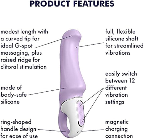 Satisfyer Vibes Charming Smile – Lilac G-Spot Vibrator