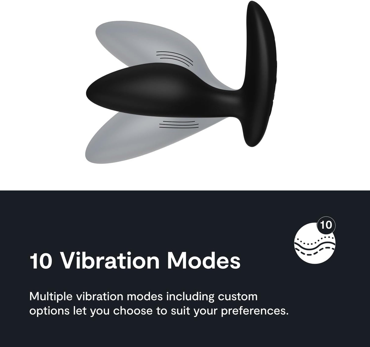 We-Vibe Ditto+ Remote & App-Controlled Vibrating Anal Plug