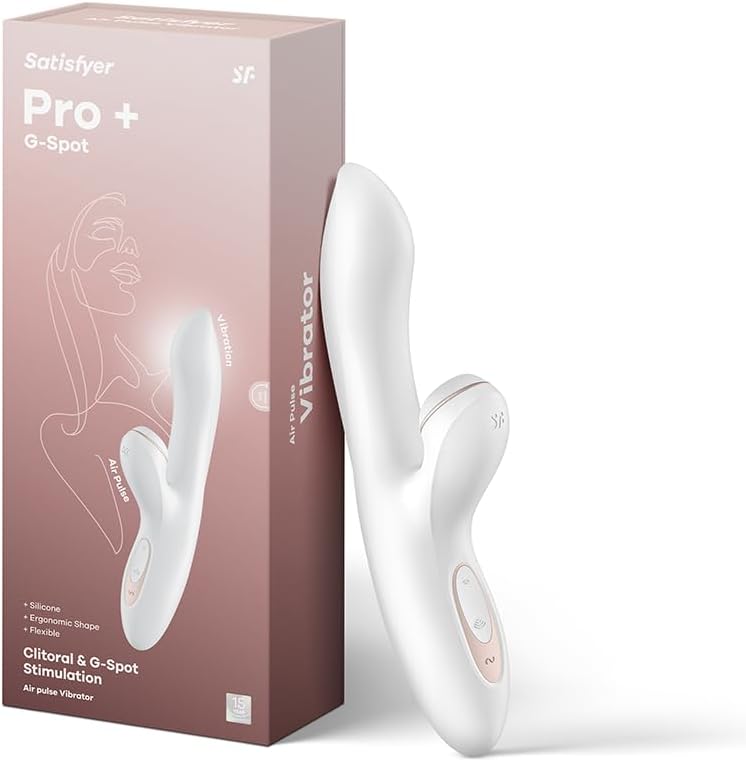 Satisfyer Pro + G-Spot Rabbit Vibrator – Dual Stimulation with Air Pulse Vibration
