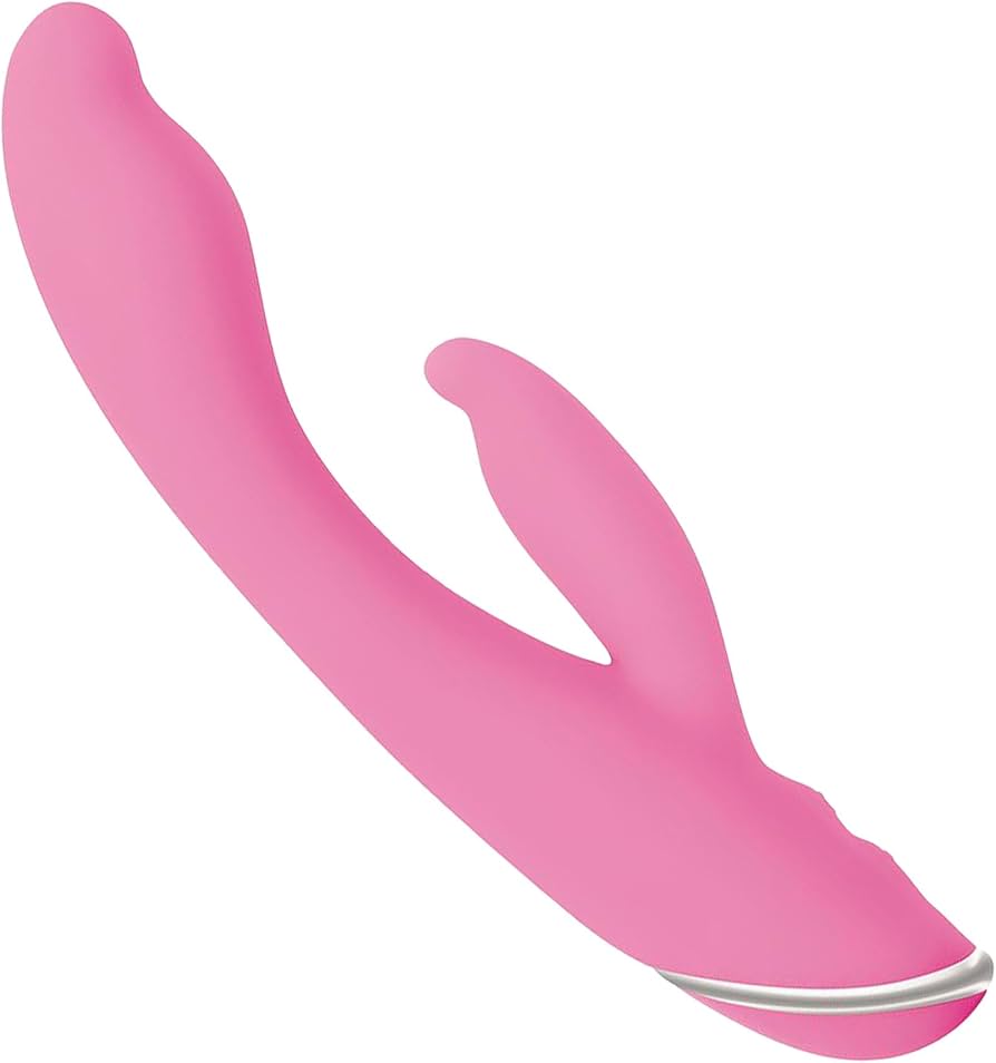 Adam & Eve G-Gasm Rabbit Vibrator - Dual Motors with Flexible Clit Tickler + G-Spot Tip