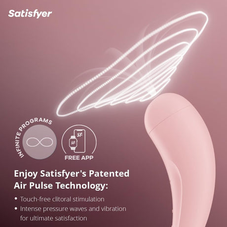 Satisfyer Curvy 2+ Dual Clitoral & G-Spot Stimulation with App Control