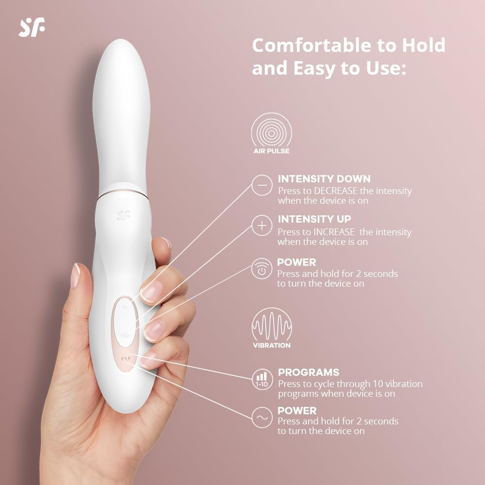 Satisfyer Pro + G-Spot Rabbit Vibrator – Dual Stimulation with Air Pulse Vibration