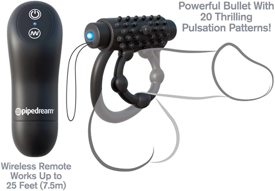 Fantasy C-Ringz Remote Control Performance Pro - Vibrating Dual Cock & Ball Ring