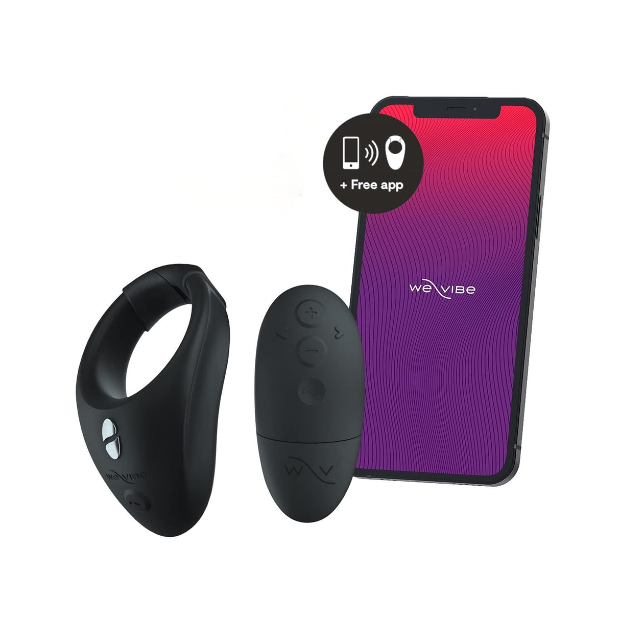 Bond by We-Vibe - App Controlled Vibrating Cock Ring - Waterproof & Whisper Quiet