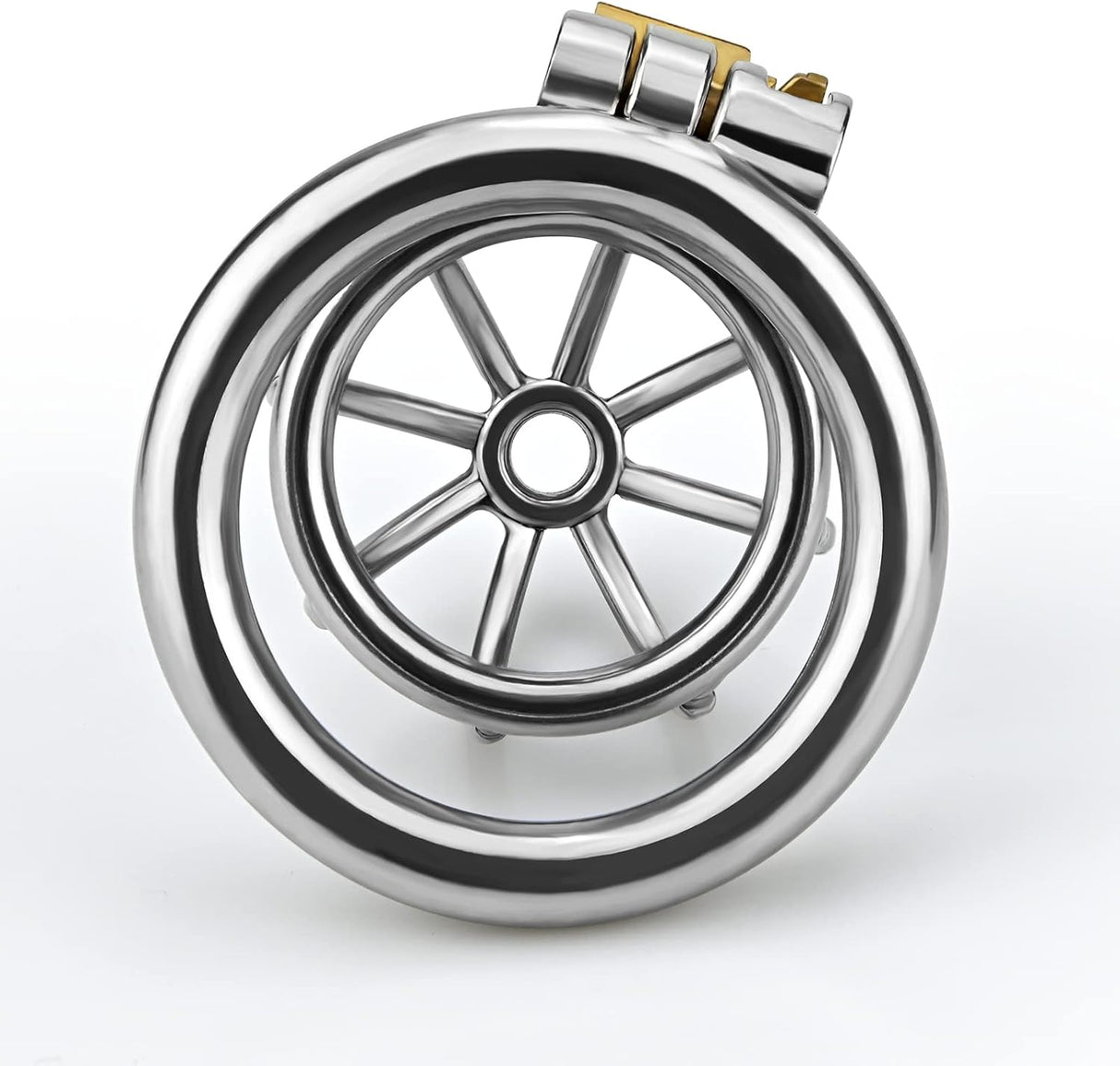 Pleasure Haven Snug Metal Chastity Cage - 3 Ring Sizes