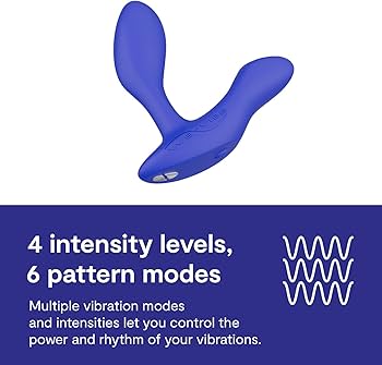 Vector+ by We-Vibe - Adjustable Vibrating Prostate Massager (Blue)