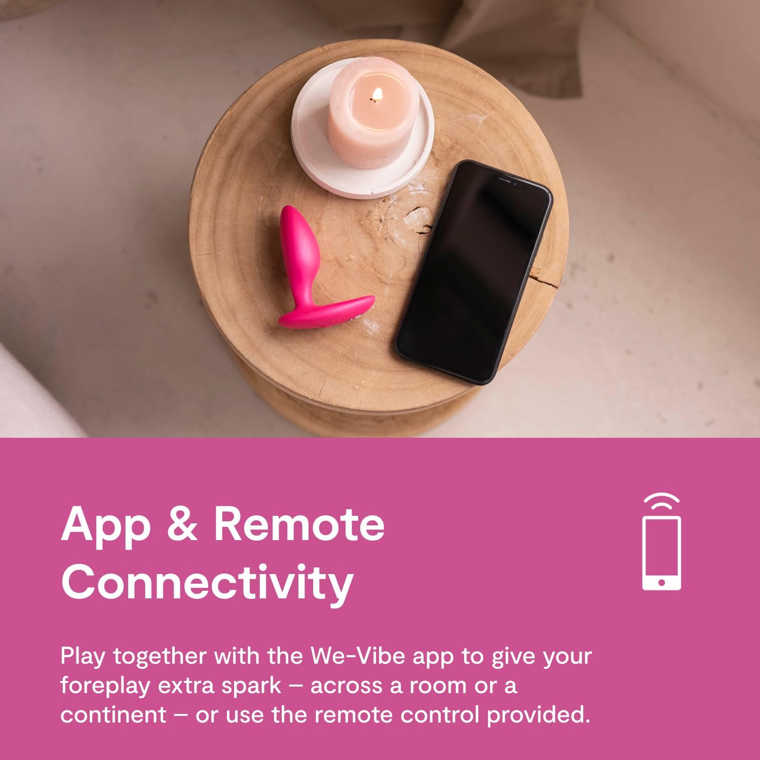 We-Vibe Ditto+ Remote & App-Controlled Vibrating Anal Plug