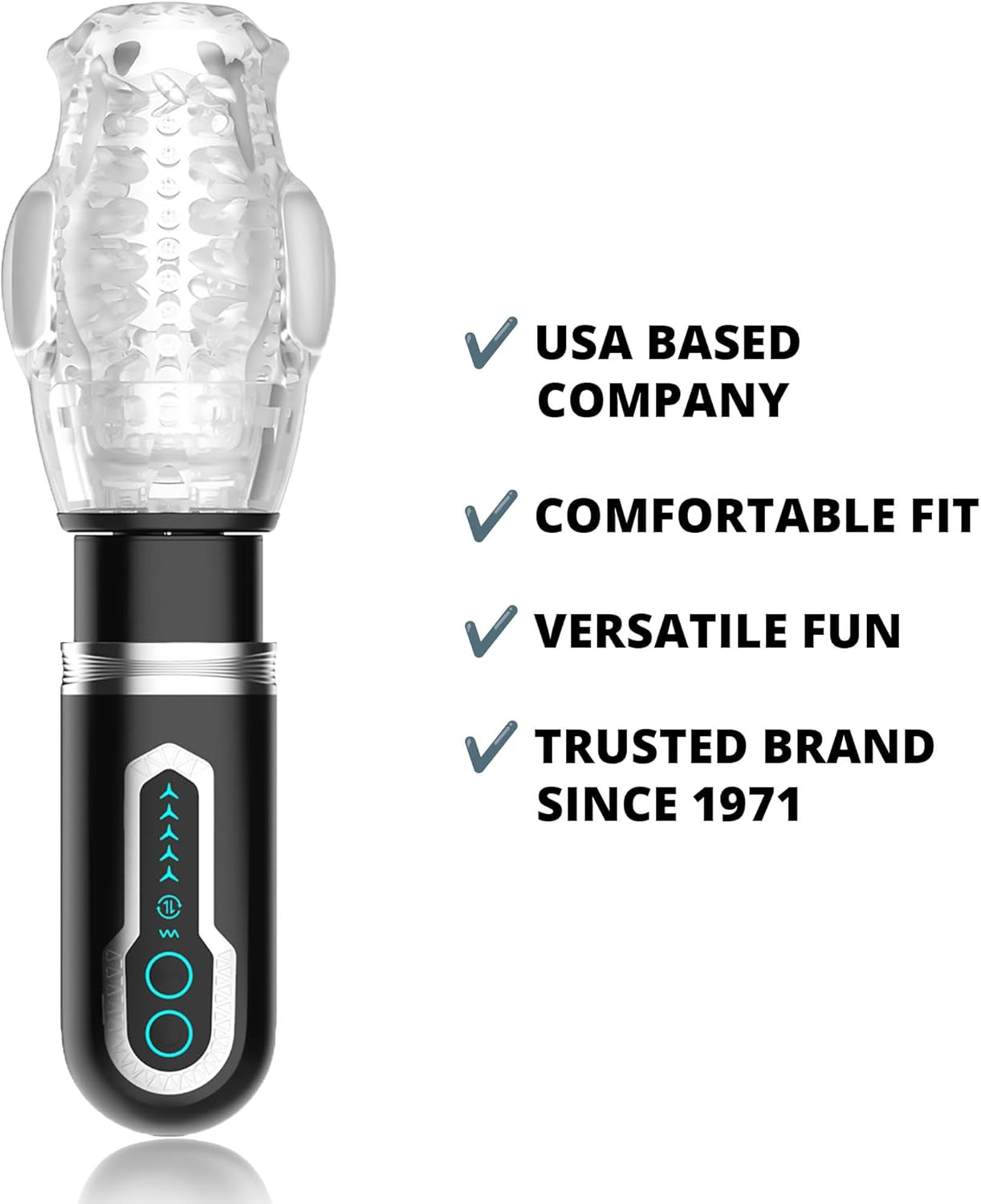 Adam & Eve Gawk Gawk Rotating Masturbator with 360 Degree Rotating