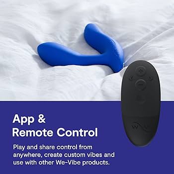 Vector+ by We-Vibe - Adjustable Vibrating Prostate Massager (Blue)