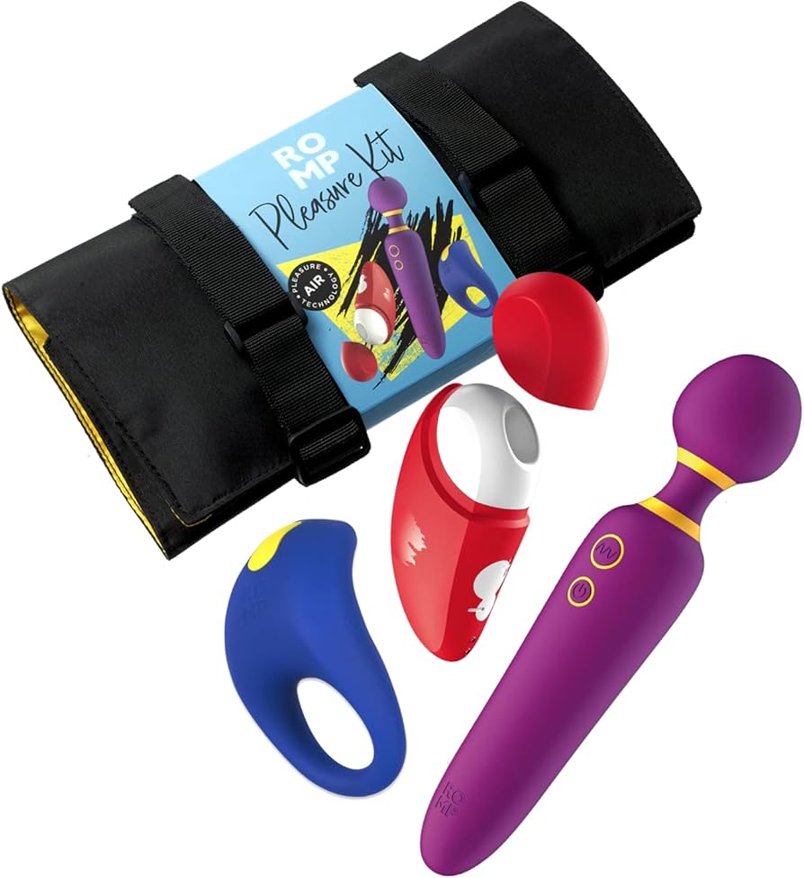 Romp Pleasure Kit (3-in-1) Wand, Cock Ring, & Clitoral Stimulator