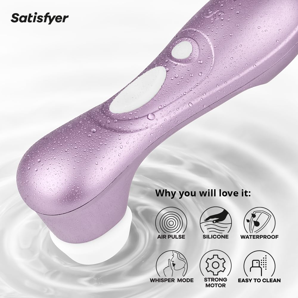 Satisfyer Pro 2 with Air Pulse Technology and Silenced Motors (Purple)