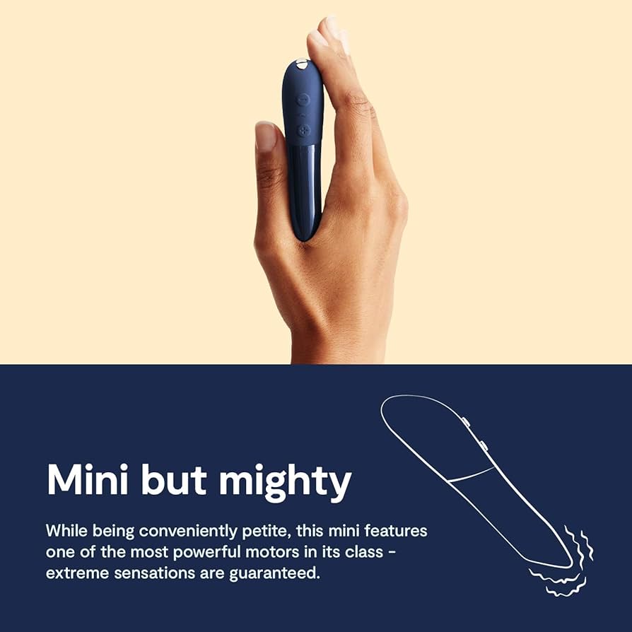 Tango X Midnight Blue Powerful Bullet Vibrator - Waterproof & Whisper Quiet