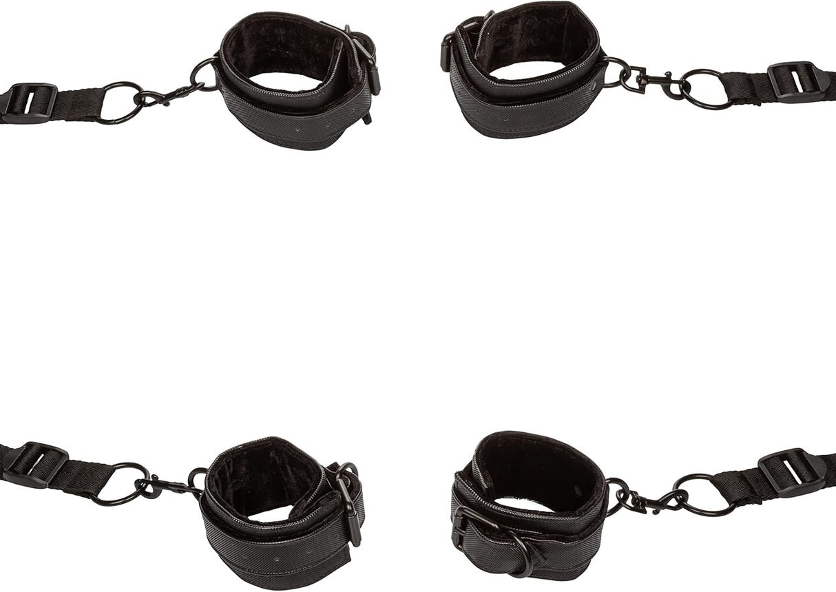 CalExotics Boundless Bed Restraint - Adjustable & Comfortable, All Pieces Included