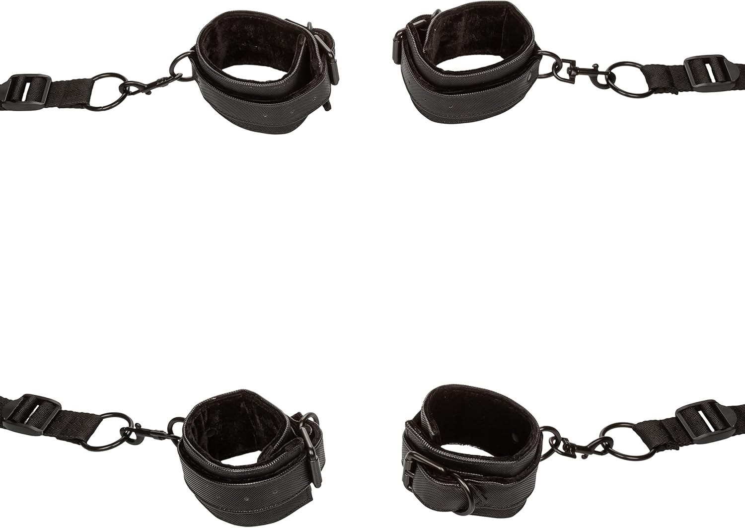 CalExotics Boundless Bed Restraint - Adjustable & Comfortable, All Pieces Included