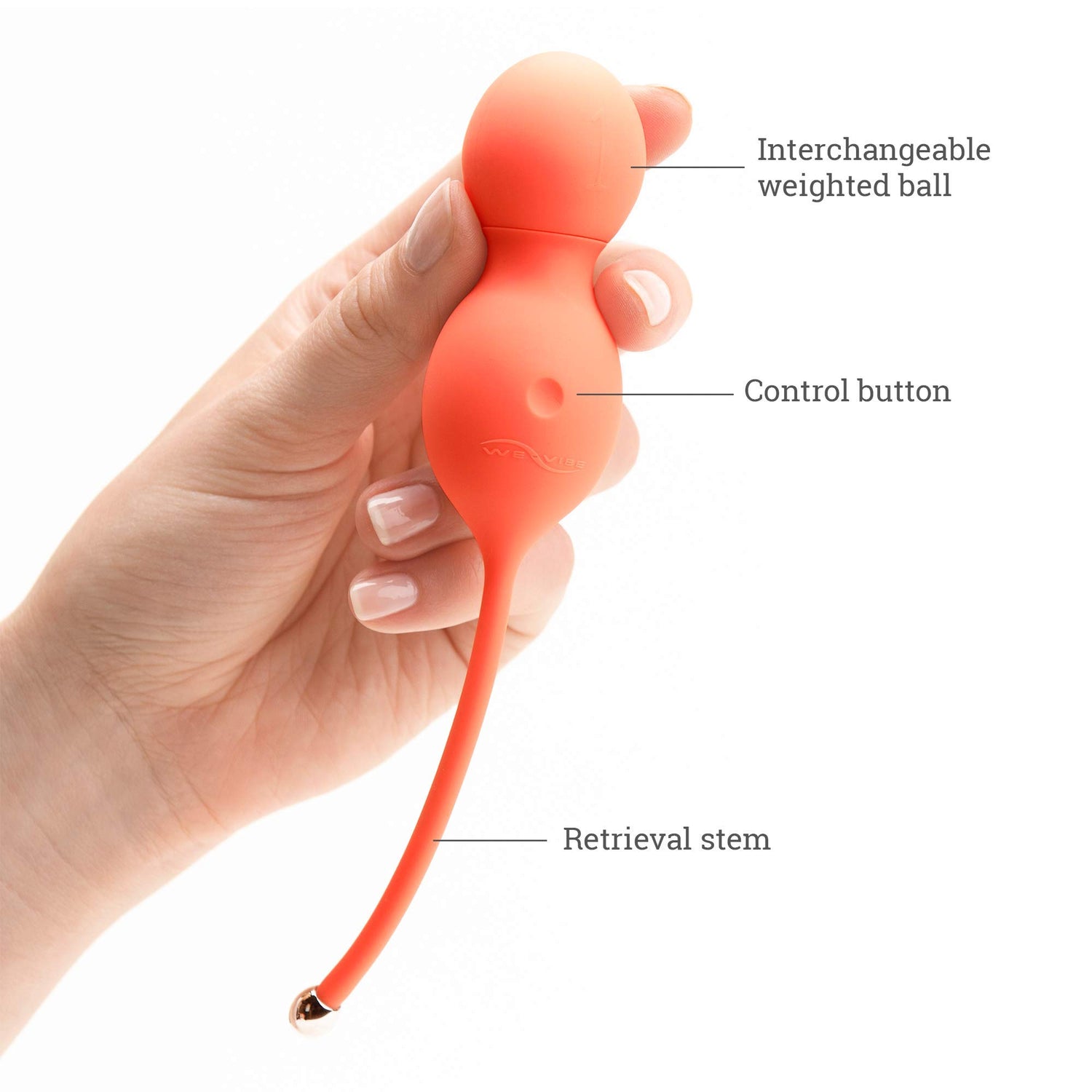 Bloom by We-Vibe - Vibrating Kegel Exerciser with Adjustable Weights