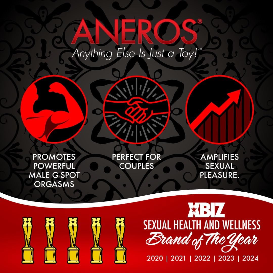 Aneros Eupho Syn Trident Prostate Massager - Angled Head with Trident Arms