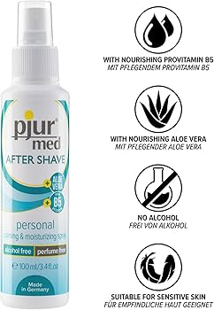 pjur Med After Shave Spray 100ml – Aloe Vera + B5 For Calming & Nourishing