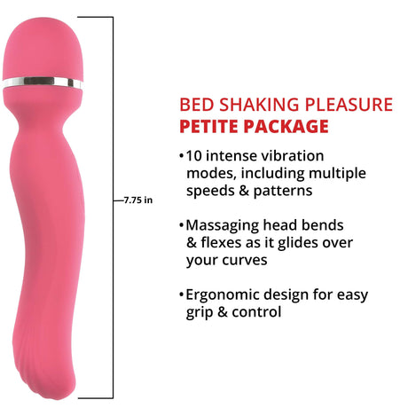Adam & Eve Intimate Curves Wand - Flexible Head with Powerful Vibrations