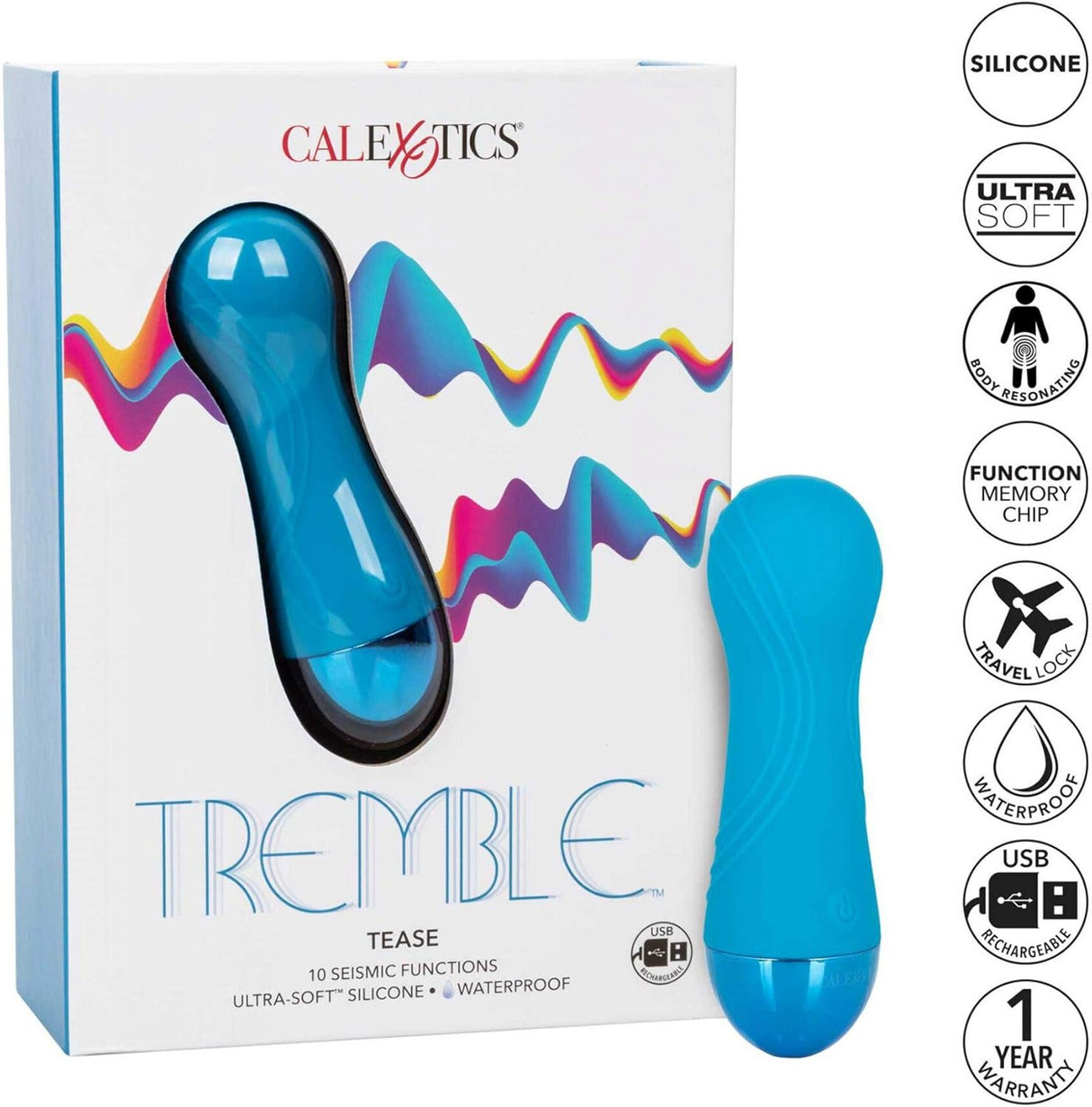 CalExotics Tremble Tease – Deep Rumbly Vibrations for Intense Pleasure