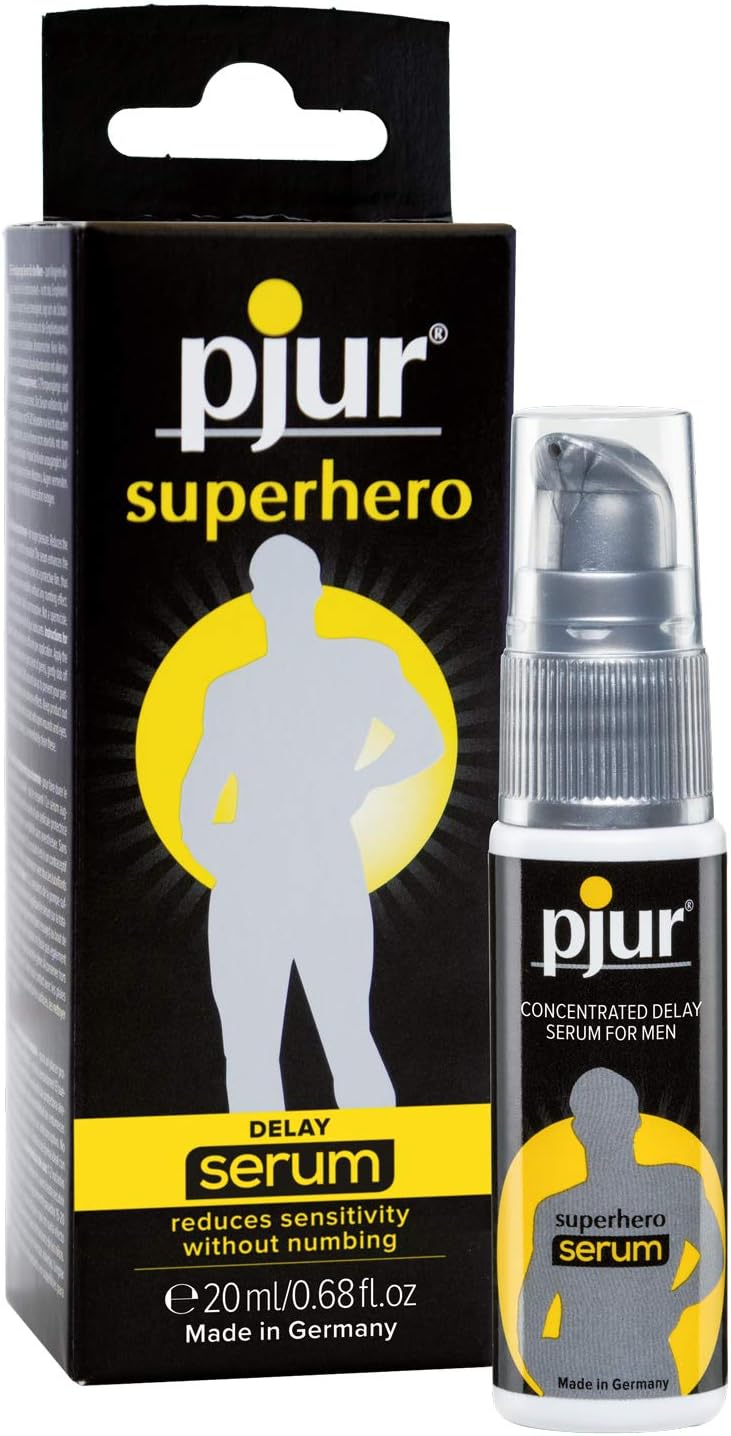 pjur Superhero Delay Serum for Men - Reduces Hypersensitivity (20mL)