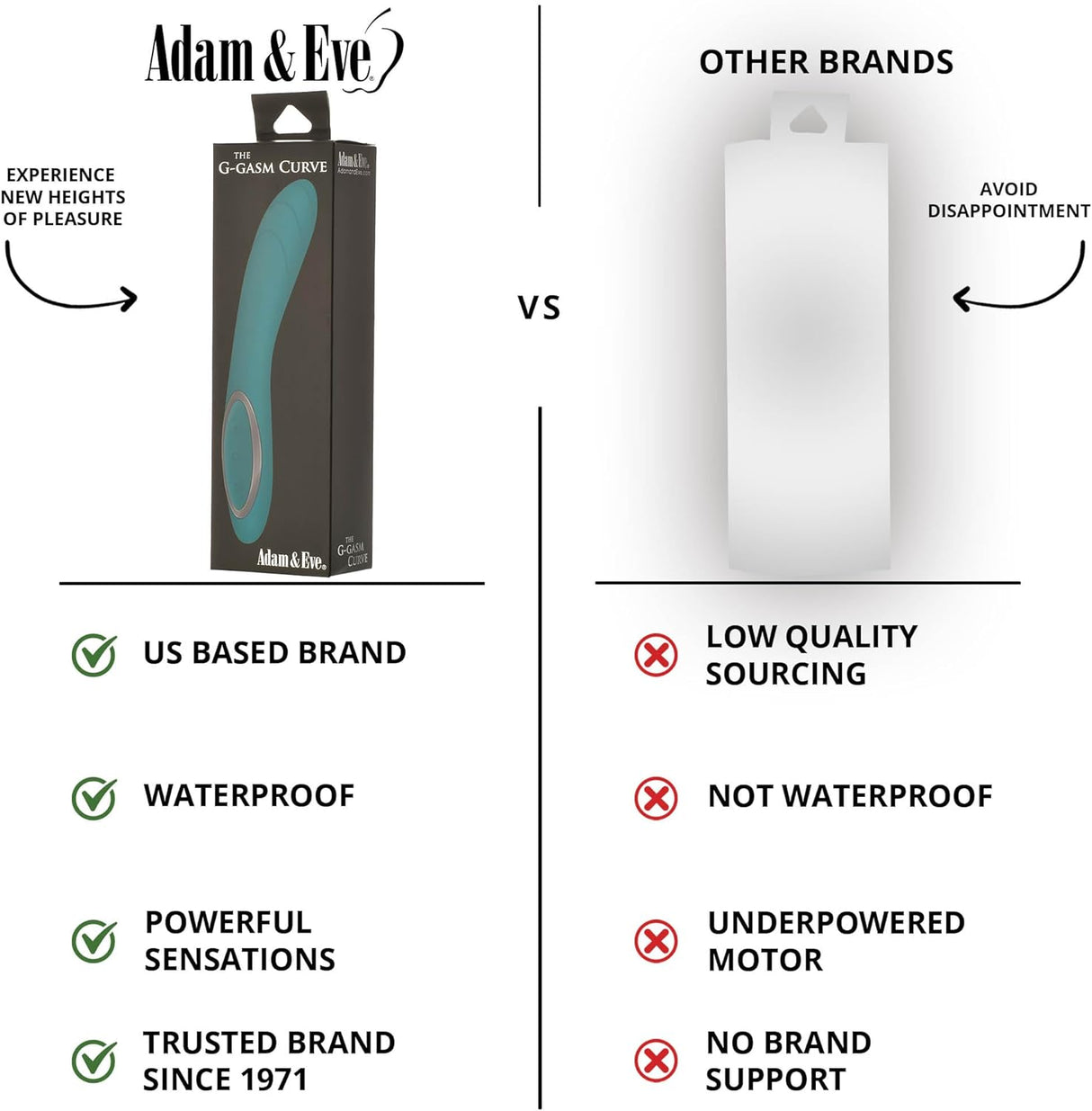 Adam & Eve The G-Gasm Curved Vibrator