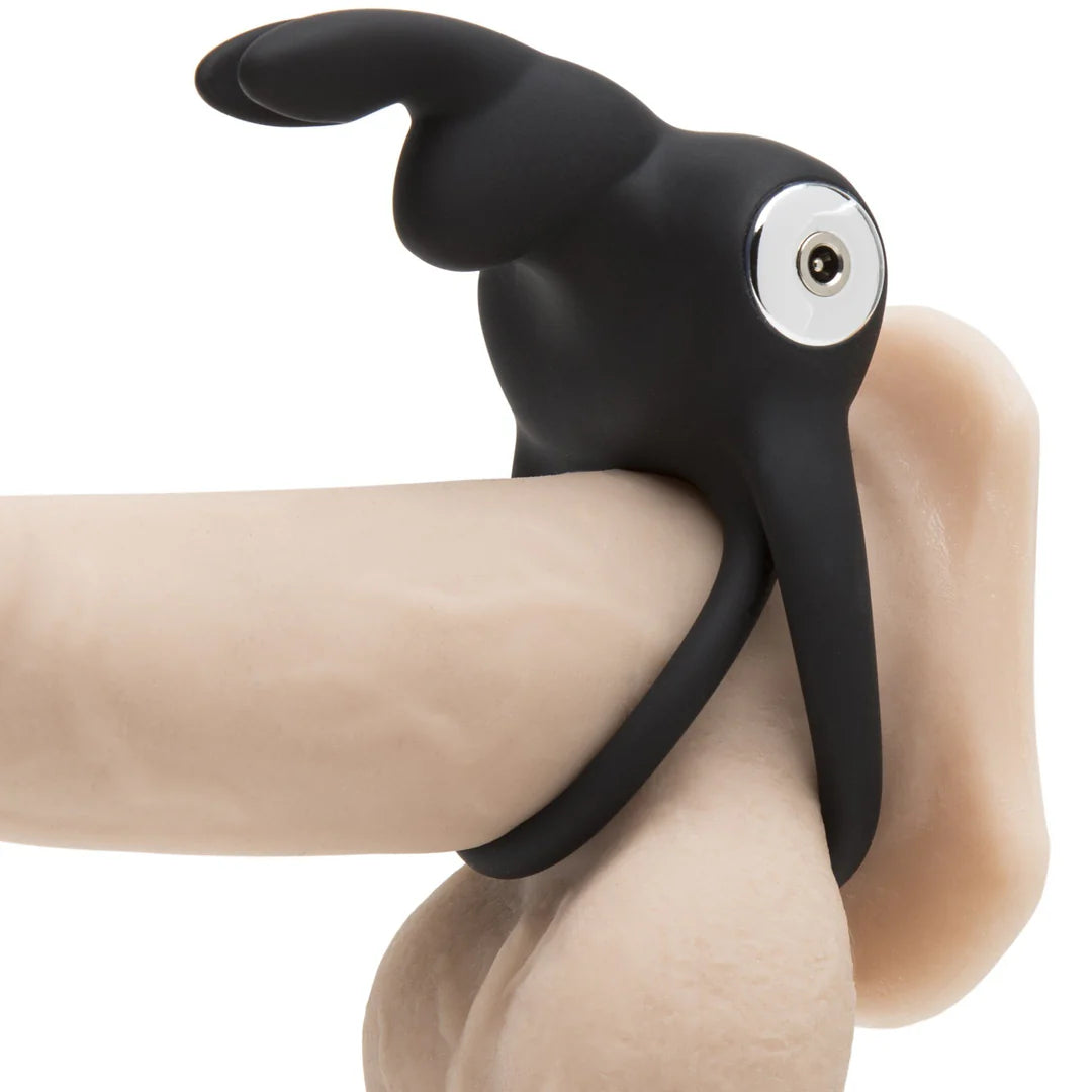 Happy Rabbit Vibrating Rabbit Cock Ring - Dual Rings