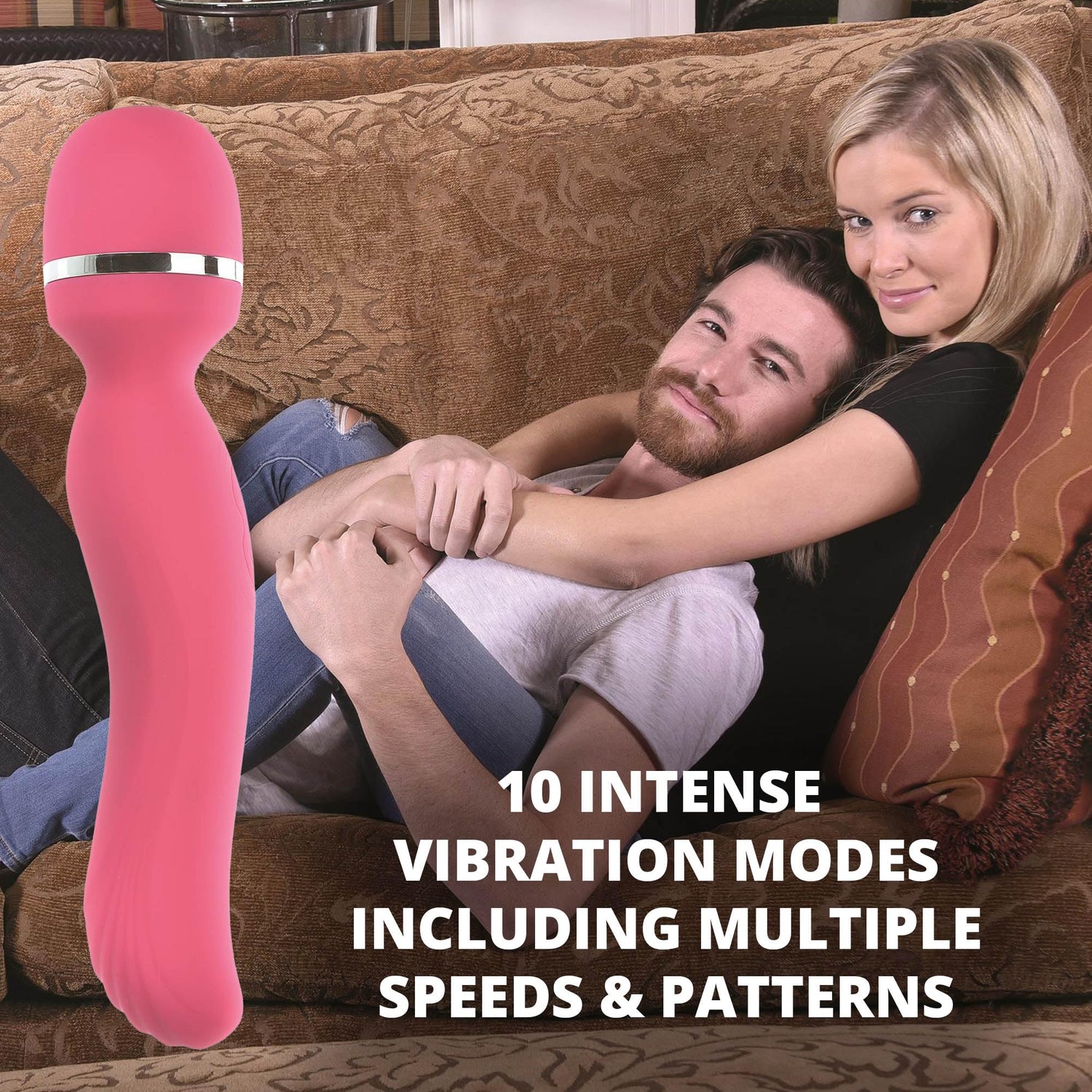 Adam & Eve Intimate Curves Wand - Flexible Head with Powerful Vibrations