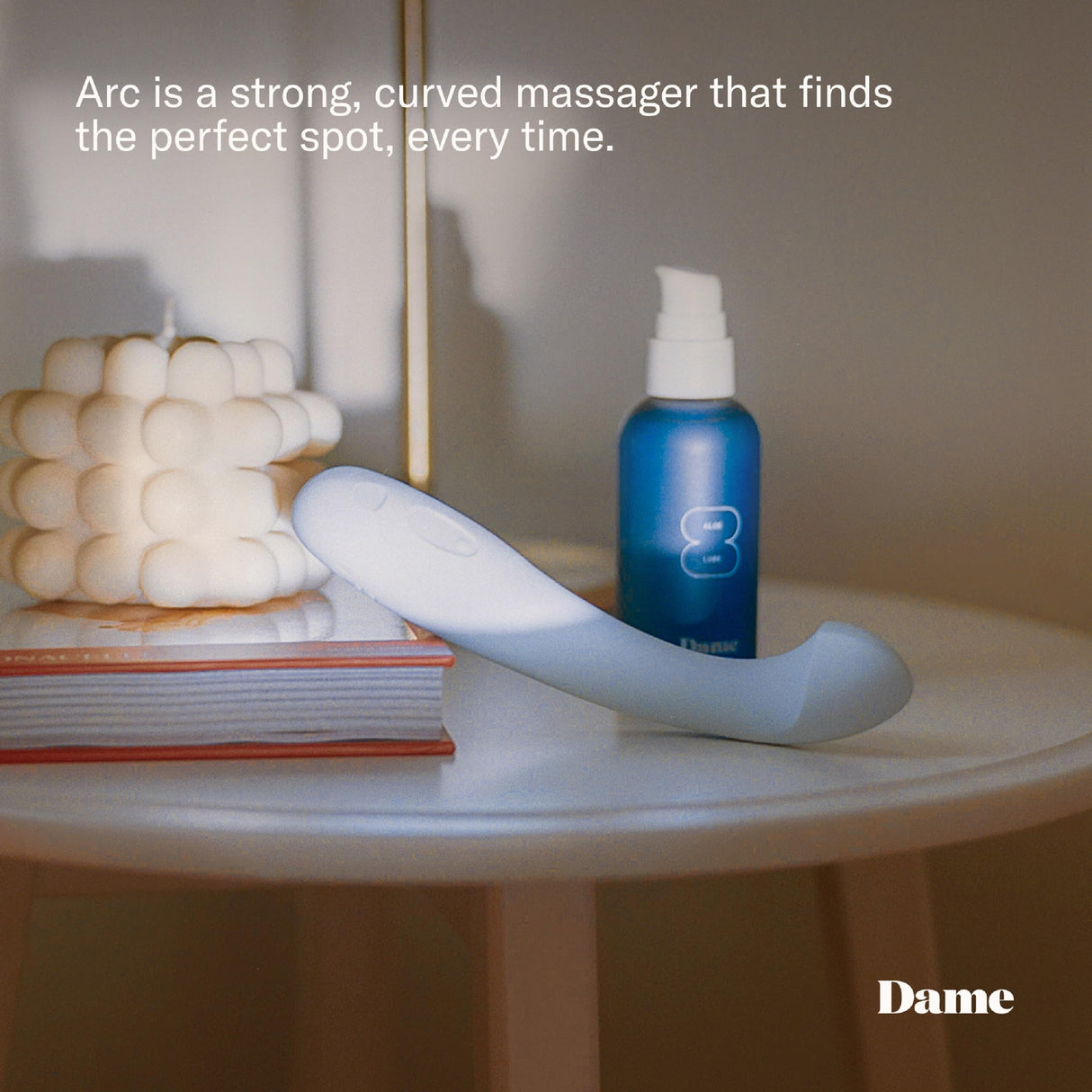 Dame Arc Ice – Curved Rechargeable Vibrator