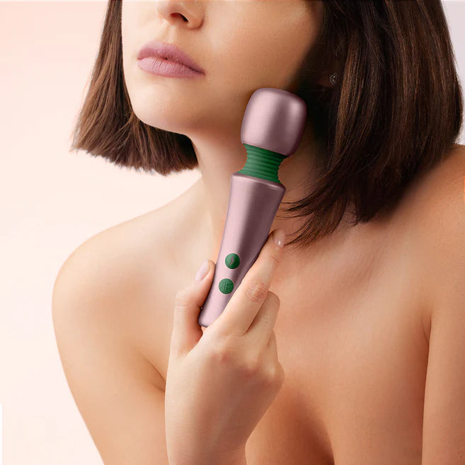 Bougie Rose Gold Wand Massager - Temperature Play, Powerful & Waterproof