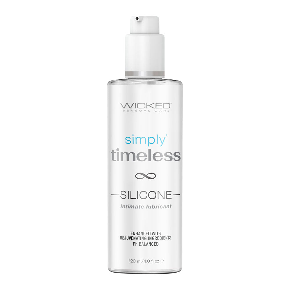 Wicked Simply Timeless Silicone Lubricant 120ml - Menopause-Friendly
