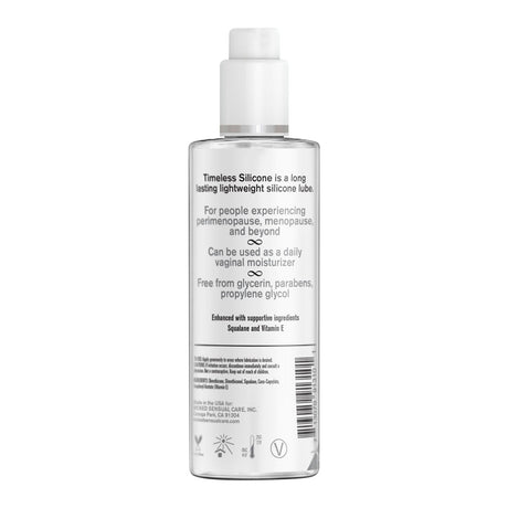 Wicked Simply Timeless Silicone Lubricant 120ml - Menopause-Friendly