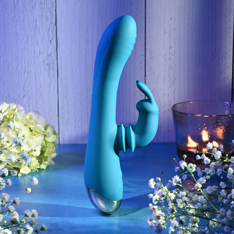 Adam & Eve Shimmy & Shake Velvet Rabbit Vibrator - Side to Side Movement