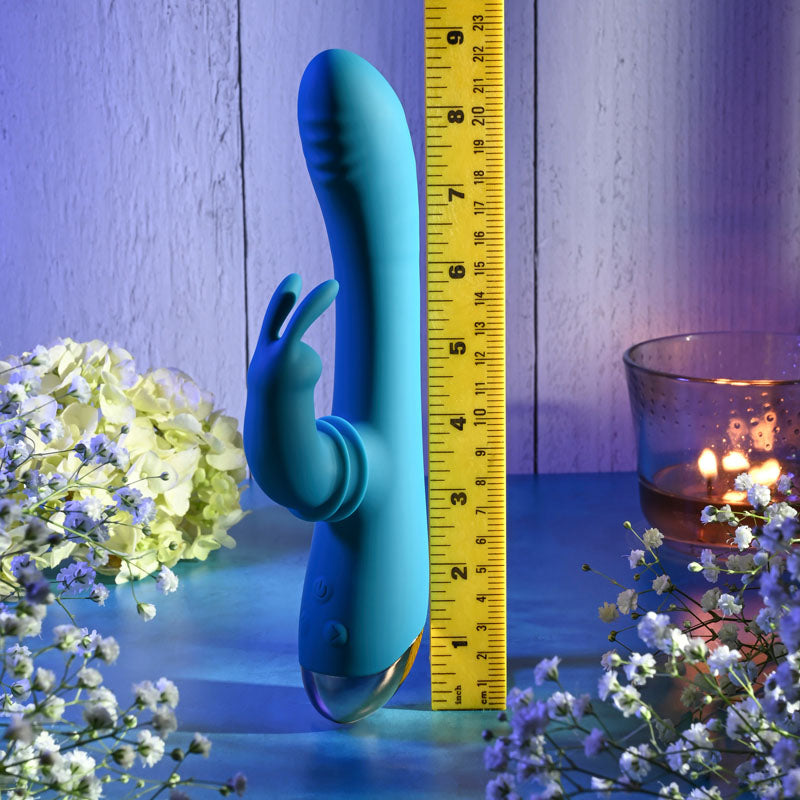 Adam & Eve Shimmy & Shake Velvet Rabbit Vibrator - Side to Side Movement