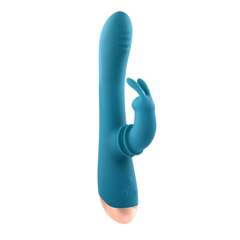 Adam & Eve Shimmy & Shake Velvet Rabbit Vibrator - Side to Side Movement