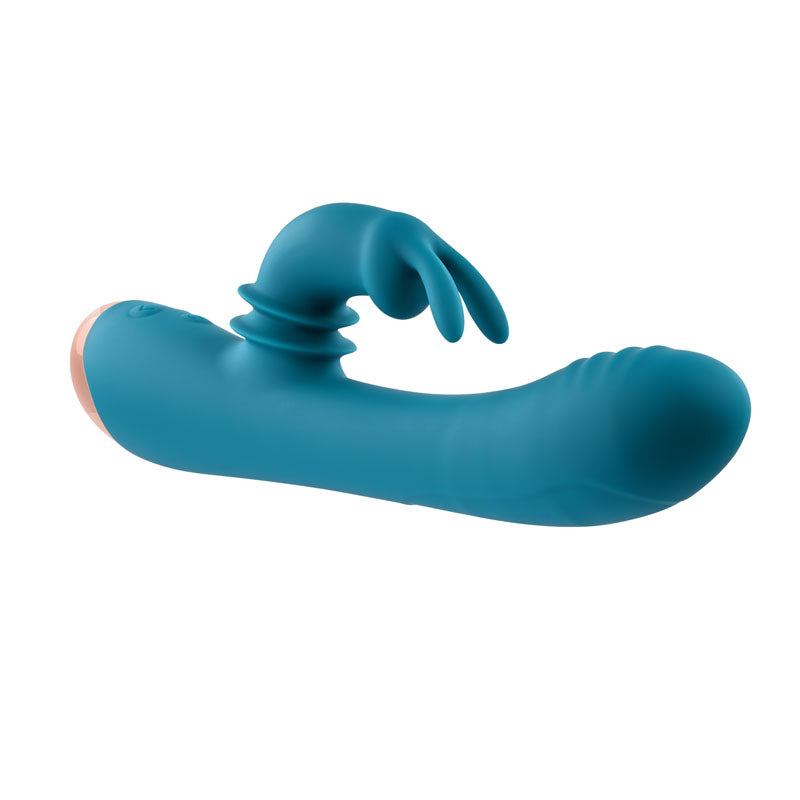Adam & Eve Shimmy & Shake Velvet Rabbit Vibrator - Side to Side Movement