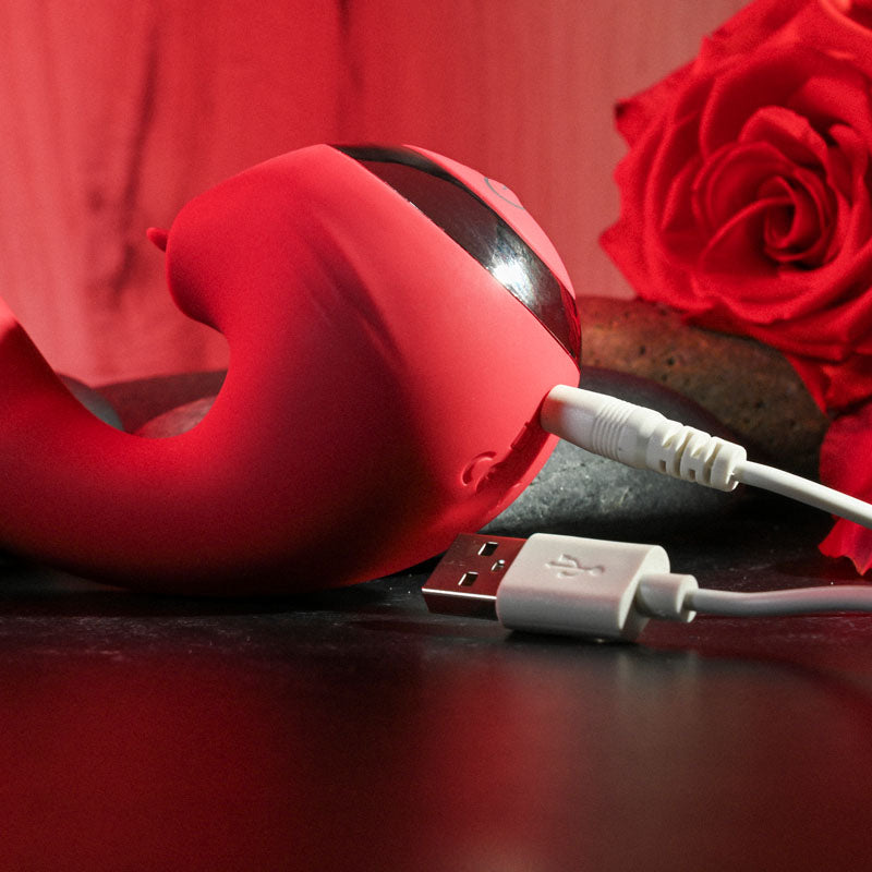 Adam & Eve Clit Loving Thumping Vibrator with Flicking Clit Stimulator - Multi-Functional