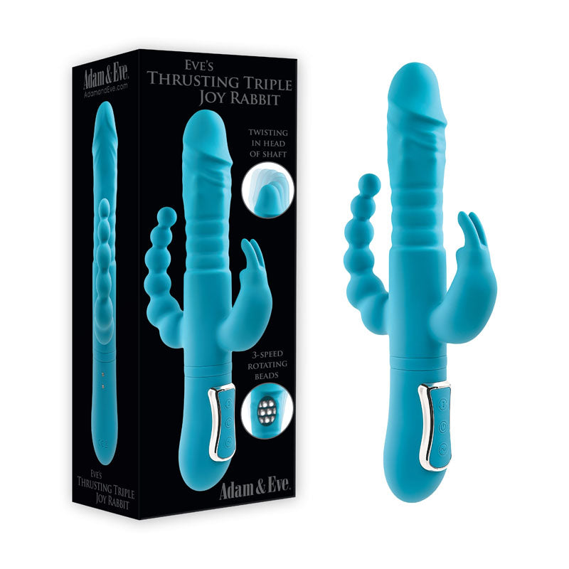Adam & Eve Eve's Thrusting Triple Joy Rabbit - Triple Stimulation