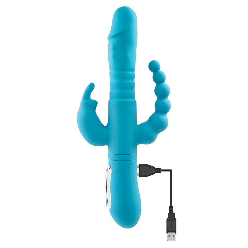 Adam & Eve Eve's Thrusting Triple Joy Rabbit - Triple Stimulation