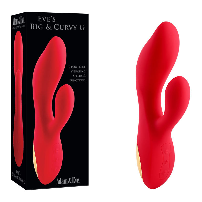 Big and Curvy G Dual Rabbit Vibrator - Thick, Powerful & Waterproof