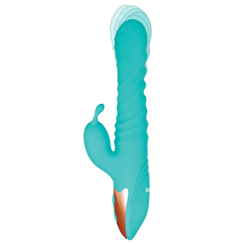 Adam & Eve Heat Me Up Rabbit Vibrator - Warming & Thrusting