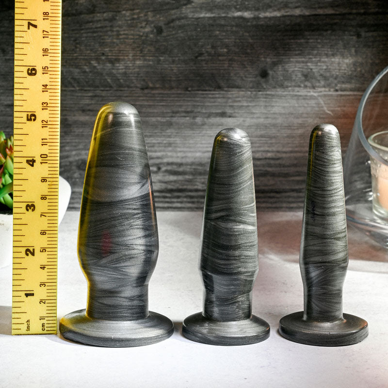 Adam & Eve Anal Rockets Trainer Set of 3 Butt Plugs with Suction Base