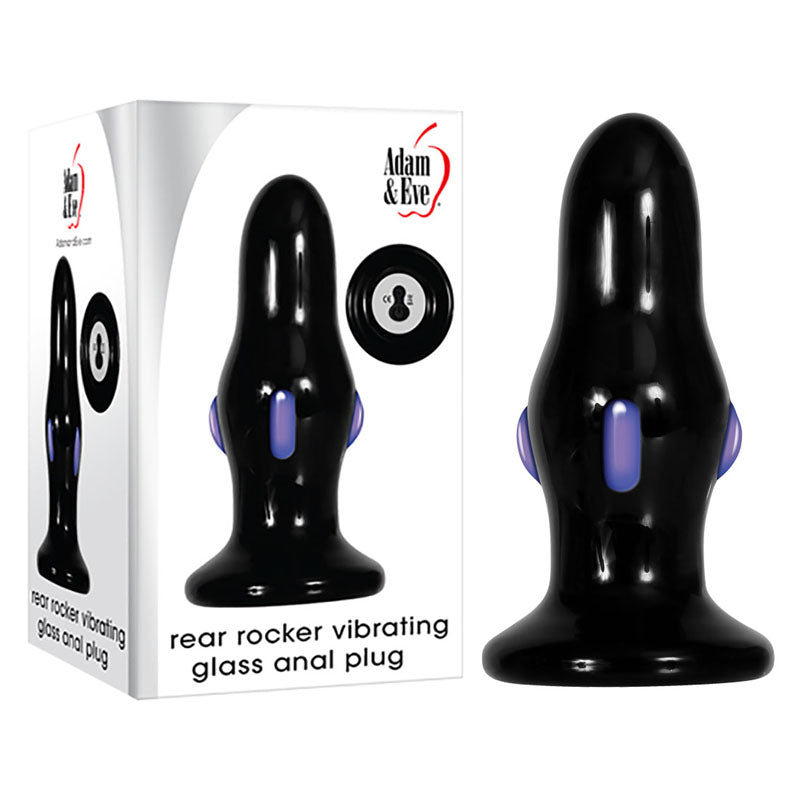 Adam & Eve Rear Rocker - Vibrating Butt Plug with Flared Base