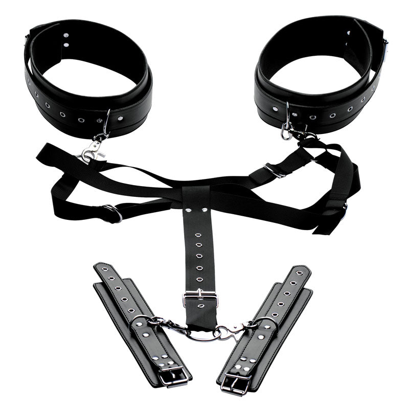 Master Series Acquire Adjustable Thigh Harness & Wrist Cuffs