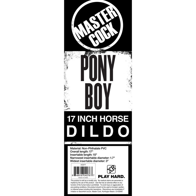 Master Series Pony Boy 43 cm (17") Horse Dildo