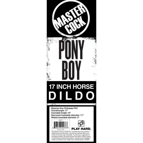 Master Series Pony Boy 43 cm (17") Horse Dildo