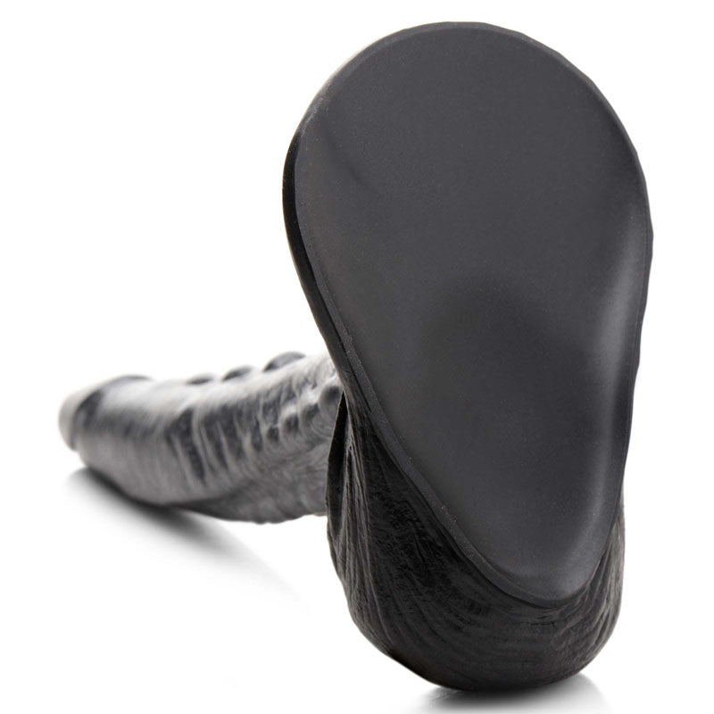 Creature Cocks Gargoyle Rock Hard Silver Fantasy Dildo (9.3")