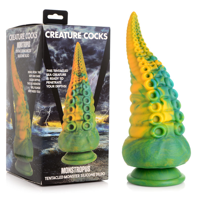 Creature Cocks Monstropus Tentacle Dildo - Harness Compatible with Suction Cup (21.6cm)