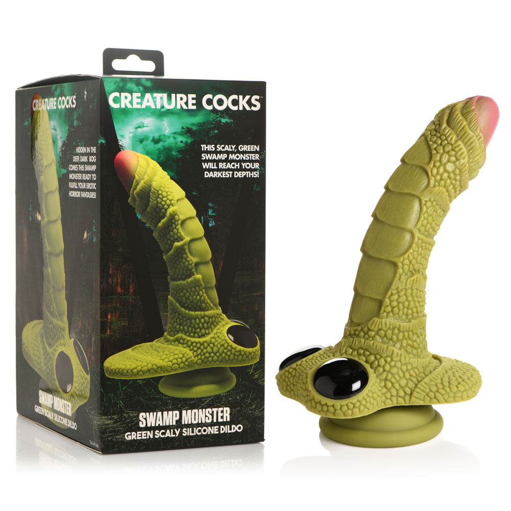 Creature Cocks Swamp Monster Fantasy Dildo - Harness Compatible with Suction Cup (23.9cm)